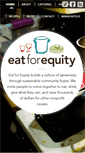 Mobile Screenshot of eatforequity.org