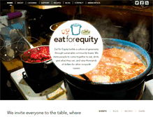 Tablet Screenshot of eatforequity.org